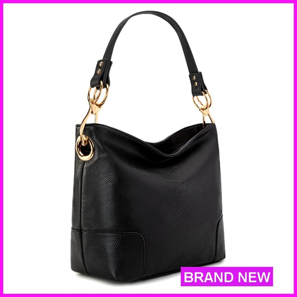 Medium Hobo Bag Top Handle Shoulder Purse Bucket Satchel Soft Slouchy Chic